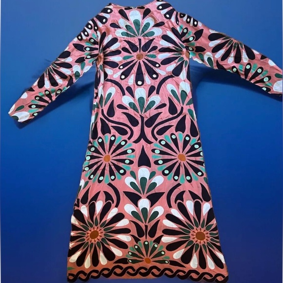 Farm Rio long sleeve Ainika Flowers Maxi Dress Small - Picture 1 of 15